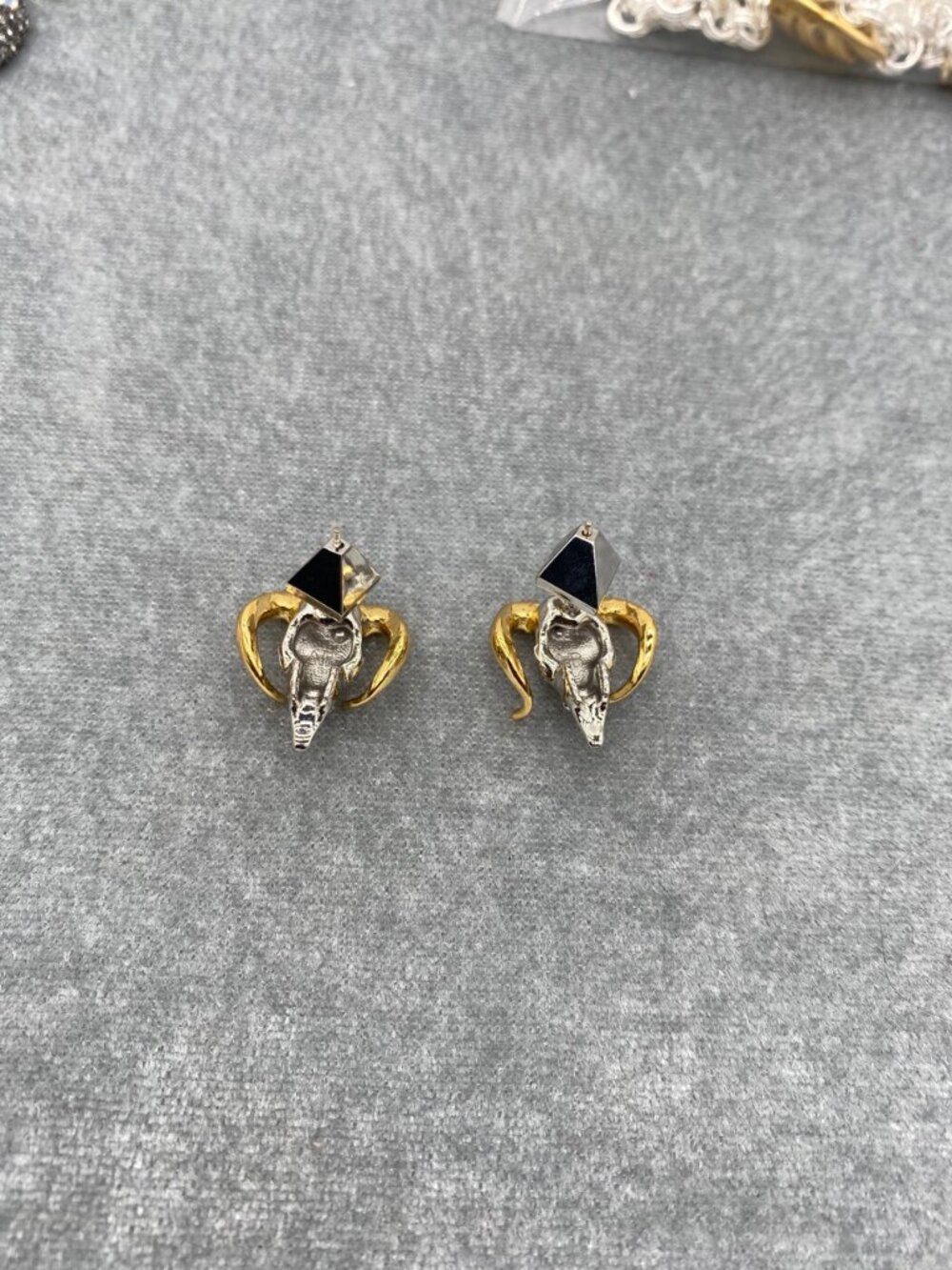 Alexis Bittar Ram Head Collection Stud Earrings